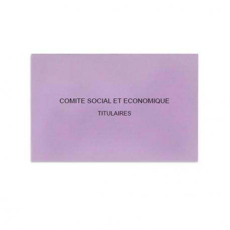 Comité Social et Economique lilas