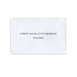 Enveloppes Comité Social et Economique blanc (50 env.)