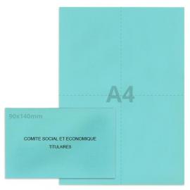 Kit élection Comité Social et Economique bleu clair (50 env + 50 feuilles A4)