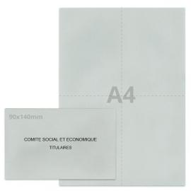 Enveloppes administratives Election - 90 x 140 mm - Marron GPV Lot de 1000