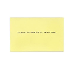 Délégation Unique du Personnel Jaune Clair