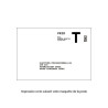 Retour Lettre T + émargement personnalisé 114x162 Retour Lettre T + émargement personnalisé 114x162