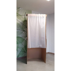 Isoloir de vote carton