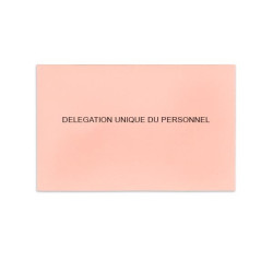 Délégation Unique du Personnel Rose Clair