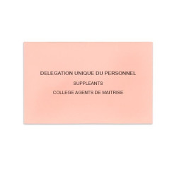 Délégation Unique du Personnel Rose Clair