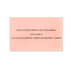 Délégation Unique du Personnel Rose Clair