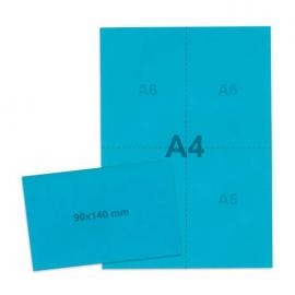 Kit élections Bleu Vif (50 env + 50 feuilles A4)
