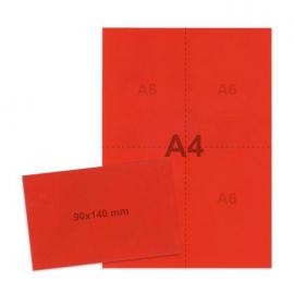 Kit élections Rouge (50 env + 50 feuilles A4)
