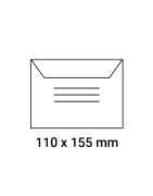 Enveloppes d'identification pré-imprimées 110x155