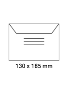 Enveloppes d'identification pré-imprimées 130x185