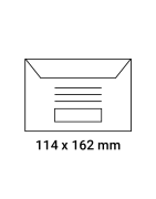 Enveloppes d'émargement pré-imprimées 114x162