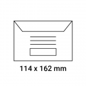 Enveloppes d'émargement pré-imprimées 114x162