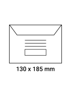 Enveloppes d'émargement pré-imprimées 130x185