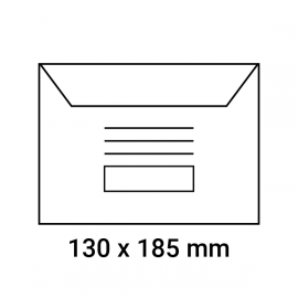 Enveloppes d'émargement pré-imprimées 130x185