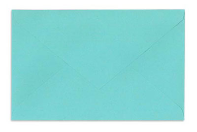 enveloppe bleue clair