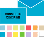 Enveloppes élections Conseil de Discipline 90 x 140 mm