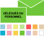 Enveloppes élections Délégués du Personnel 90 x 140 mm