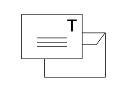 Enveloppes de retour Lettres T